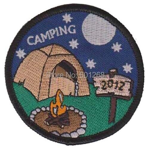 Custom embroidery patches/labels for clothing twill with merrow border and PVC backing accept customized MOQ 50pcs free shipping