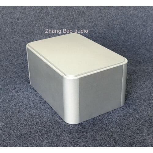 New Round corners Full Aluminum Enclosure amplifier case PSU chassis