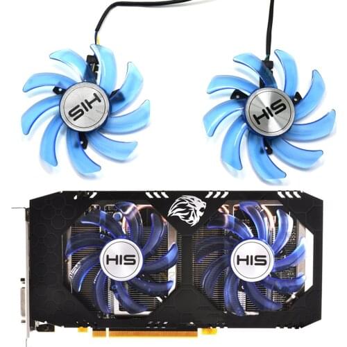 85mm FDC10H12S9-C FDC10U12S9-C RX470 Cooler fan for HIS RX 470 IceQ X2 Turbo 4GB RX 470 IceQ X2 OC 4GB RX474 RX570 RX574 RX580