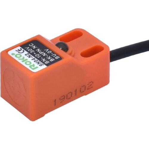 5 pieces of original ROKO Ruike proximity switch SN04-N2 DC three-wire NPN normally closed square metal induction sensor