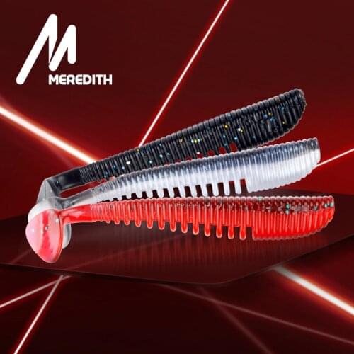 MEREDITH Awaruna Fishing Lures 80mm 95mm 130mm Artificial Baits Wobblers Soft Lures Shad Carp attractant Silicone Baits