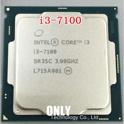 Core i3 7 series Processor I3 7100 I3-7100 CPU LGA 1151-land FC-LGA 14 nanometers Dual-Core