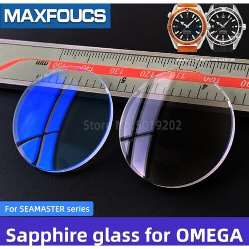 Sapphire crystal For SEAMASTER series 2599.80/2901.50.81/2909.50.82/2918.50.38 AR-coating Parts watch glass for OMEGA brand