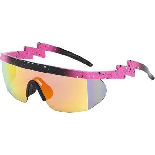 Sport Sunglasses Men 2021 New Fashion Luxury Brand Rectangle Sun Glasses For Women Irregular Temples Oculos Bicycle Eyewear