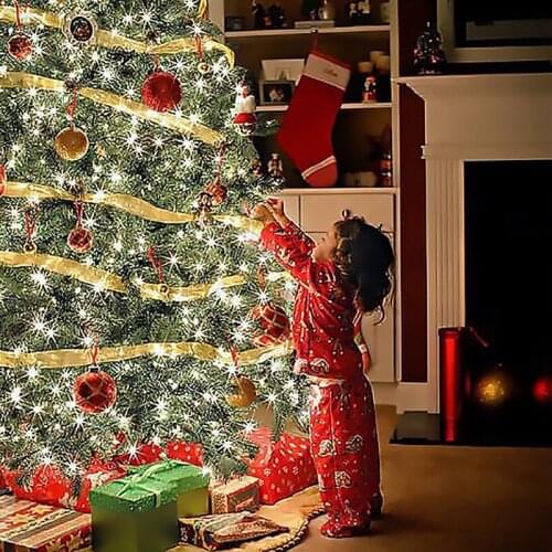 Solar Garden Landscape Lights Snowflake Strings 30LED Holiday Wedding Energy Saving Outdoor Lantern Garden Decoration