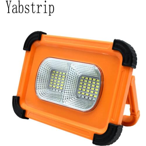 Yabstrip Led Portable Spotlight Work Light lamp COB USB Rechargeable Flashlight 2*18650 For Hunting Camping Led Latern
