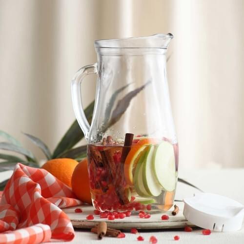 Lava Muscatel Single Jug Glass Water Wine Soft Drink Beverage Kitchen Decor Fruit Juice Water Resistance Cap Service