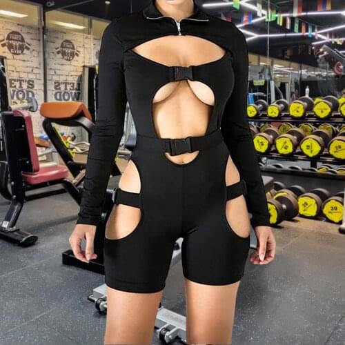 Women Yoga Gym Sportswear Sexy Tracksuit For Female Workout Slim Fitness Women Jumpsuit One-piece Workout Clothes Dropshipping