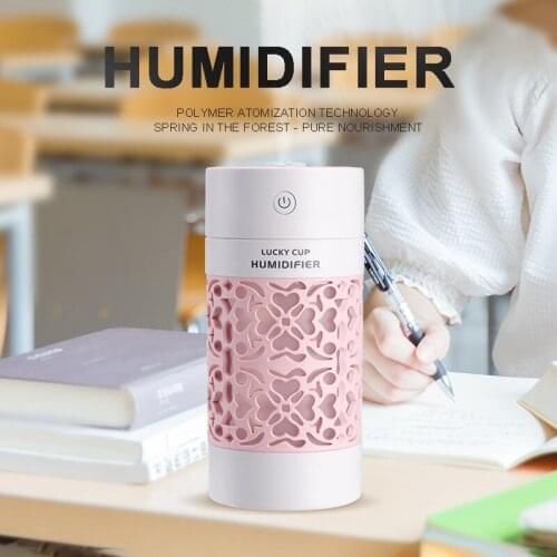 250 ml Mini USB Humidifier 2 W Portable Home Office Car Aroma Diffuser Fog Electrical Appliances with LED Light Air Humidifier