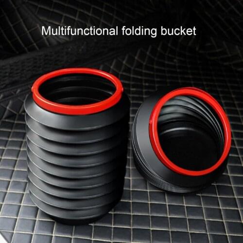 4L Car Trash Bag Foldable Large Capacity PP Auto Storage Bucket for Car Interior