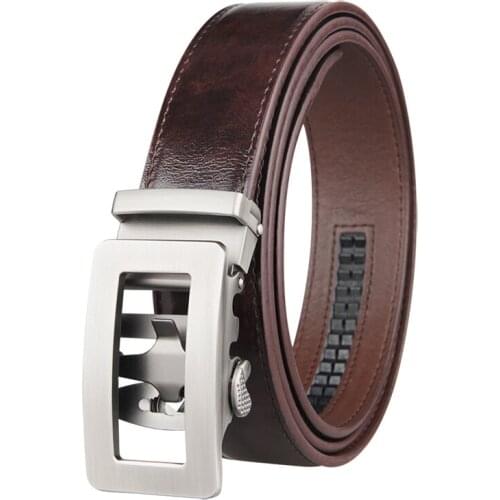 Famous Brand Belt Men Top Quality Luxury Leather Belts for Men Strap Male Metal Automatic Buckle