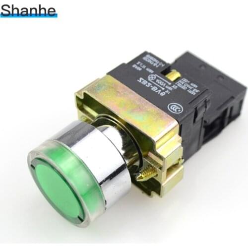 22mm LED light 1NO Momentary XB2-BW3361 Round Push Button Switch