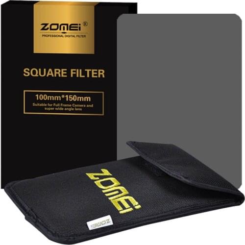Zomei 150*100mm ND Square Filter ND2 ND4 ND8 ND16 Neutral Density Grey Filter For Cokin Z-Pro Lee Hitech 4x4" 4x6" 100mm Holder