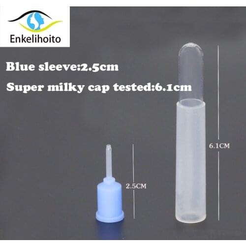 Microscopic instrument ophthalmology high quality titanium alloy super breast injection handle with blue sleeve straight elbow