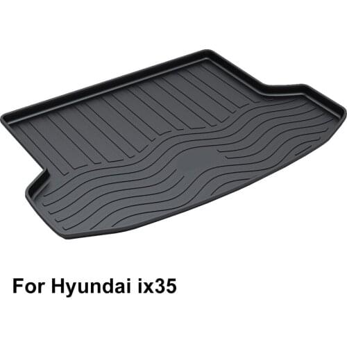 QUEES Custom Fit Cargo Liner Tray Trunk Floor Mat for Hyundai ix35 2011 2012 2013 2014 2015