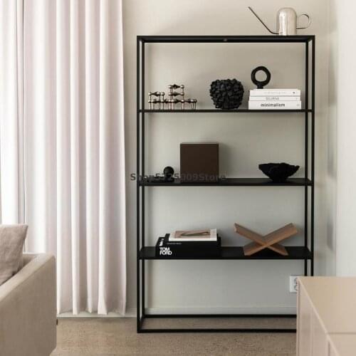 Nordic simple multi-layer shelf multi-purpose living room office partition shelf bookshelf display stand modern and simple
