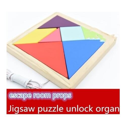 Real life games escape room props Jigsaw puzzle unlock organ Neves Finished product props escape room game