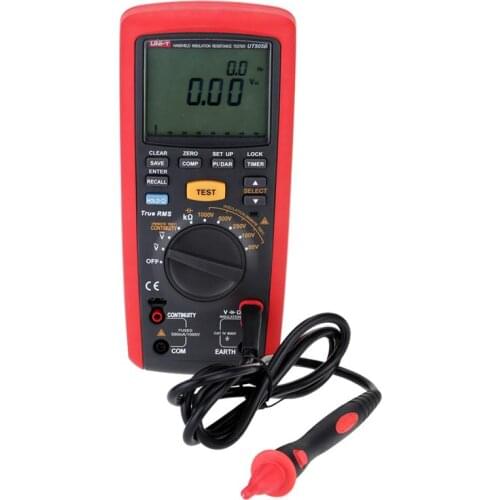 UNI-T UT505B Handheld Insulation Resistance Tester True RMS Insulation Resistance Multimeter 1000V Megohmmeter LCD Backlight