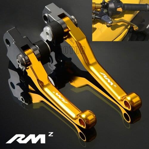 For Suzuki RMZ250 2004-2018 RMZ450 2005-2018 RMZ 250 450 CNC Motorcycle Dirtbike Dirt Bike Motocross Pivot Brake Clutch Levers