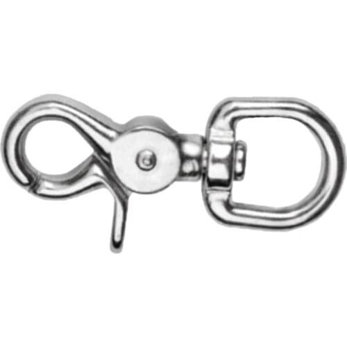 Premium 316 Stainless Steel Swivel Eye Clasps Clip Spring Snap Buckle Hook Flexible Keychain Backpack Hardware Carabiner