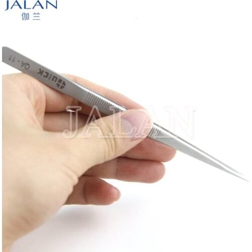 SUNSHINE Tweezer Quick QA-15 bent QA-11 flat Precision Stainless Steel Tweezers mobile phone Computer Repair Tools