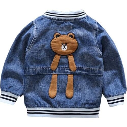 2021 Spring Autumn Cowboy Baby Boy Kids Jacket Coat High Quality Children Clothing Newborn Baby Jackets Toddler Boys Clothes