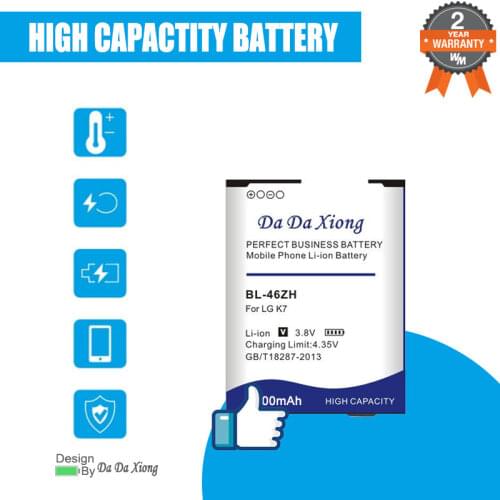 High Quality 4600mAh BL46ZH BL-46ZH Battery for LG K7 MS330 LS675 Tribute 5 K8 K350N Phone battery