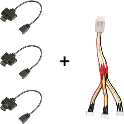 3-in-1 Charging Cable Parallel Charging Cord Wire For Hubsan Zino H117S Drone Parts Accessories