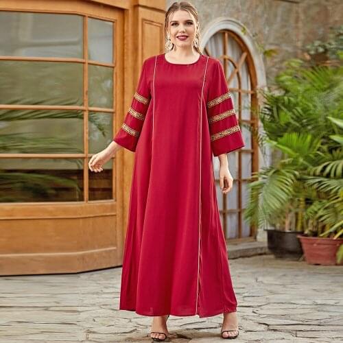 Eid Mubarak Ramadan Abaya Dubai Turkey Islam Muslim Maxi Long Dress Kaftan Dresses For Women Vestidos Mujer Robe Longue Femme