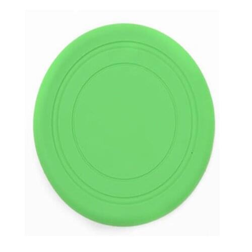 1pcs Funny Silicone Flying Saucer Dog Cat Toy Dog Game Flying Discs Resistant Chew Puppy Training Interactive Pet Supplies 4.5