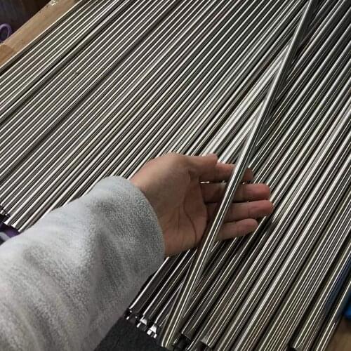 2.5mm x 300mm 304 Stainless Steel Solid Round Rod for DIY Craft - 10pcs