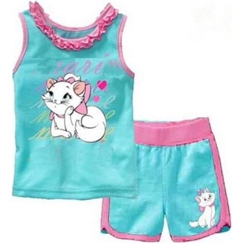 New Design Gray sleeveless Tops and Shorts 2PCS Kids Baby Pajamas Cosy Set Boy Girls Cotton Pijamas set Sleepwear Underwear