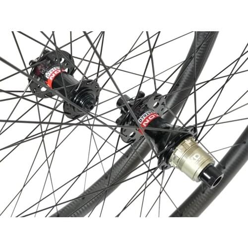 29er MTB AM 1665g 34mm wide clincher tubeless disc ENDURO mountain bike carbon wheels 34x30mm 24H 28H 32H D791SB D792SB XD XX1