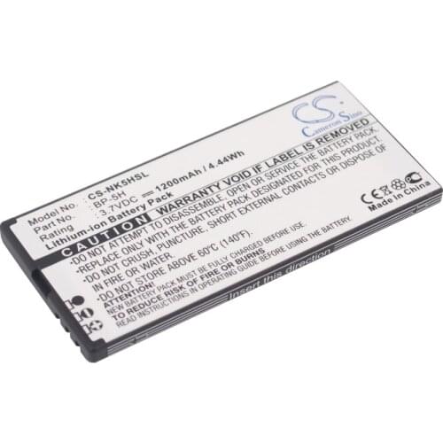 CS 1200mAh/4.44Wh battery for Nokia Lumia 630, Lumia 701 BP-5H