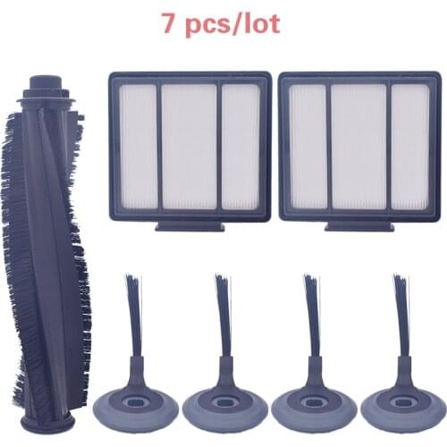 Shark ion robot 7piece / batch side brush and Hepa filter Rv700_N / 720_N / 750_N Rv850 / 851Wv Rv850Brn / Wv vacuum cleaner