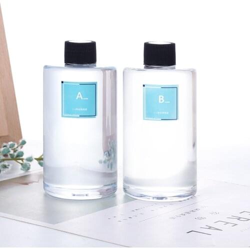 1set 560g 1:1 Epoxy Resin & Curing Agent free Kit Polymer Resin Composite Material transparent glue for jewelry making