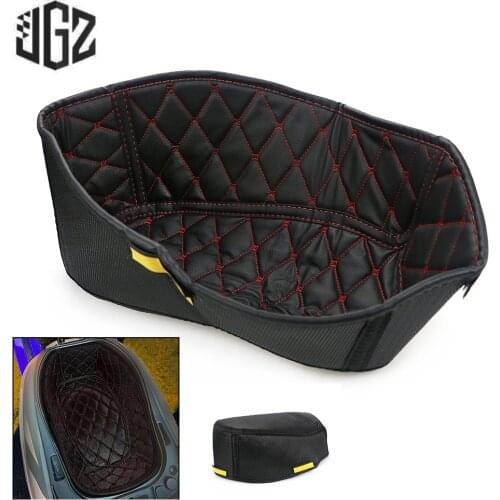 Motorcycle Nylon PU Leather Trunk Liner Interior Inner Pad Seat Bucket Cover Cushion Luggage Mat for PEUGEOT DJANGO QP150T-C