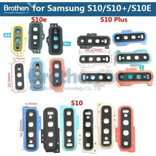 Camera Guard Circle For Samsung Galaxy S10 S10E S10Plus with Back Camera Glass Lens For Samsung G973 G975 G970 Camera Frame New