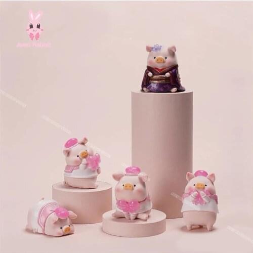 LuLu Pig Sakura Blind Box Toys for Girls Figures Action Surprise Box Guess Bag Caja Sorpresa Kawaii Model Doll Birthday Gift