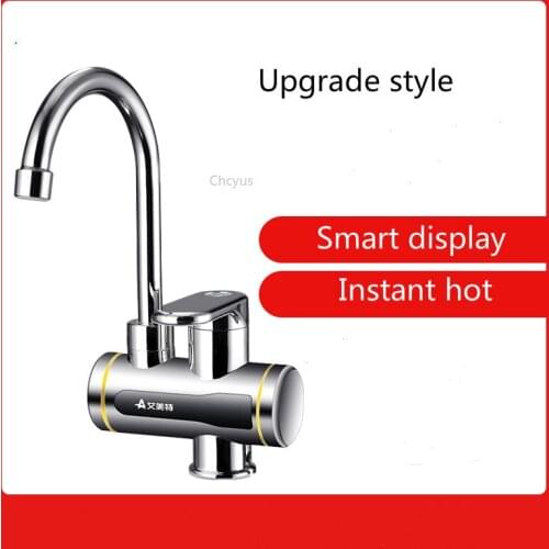 Instant electric hot water faucet household kitchen over water fast heating faucet water heater small kitchen treasure