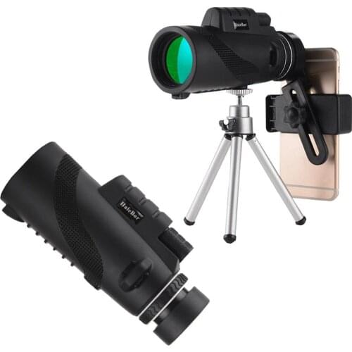 Mini Monocular Telescope 50x60 High Magnification Waterproof Night Vision Telescope for Outdoor Nature Observations Shooting