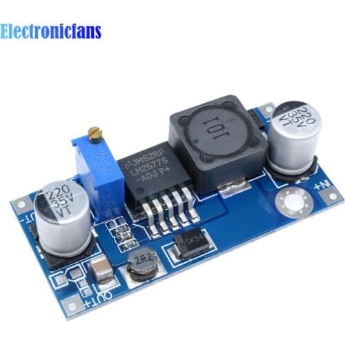 2PCS DC-DC Booster Module Power Supply Module Output Adjustable Super LM2577 Step-Up Module