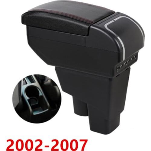 Arm Rest Rotatable For Honda Fit Jazz 2002-2007 Hatchback Center Centre Console Storage Box Armrest 2003 2004 2005 2006 2007