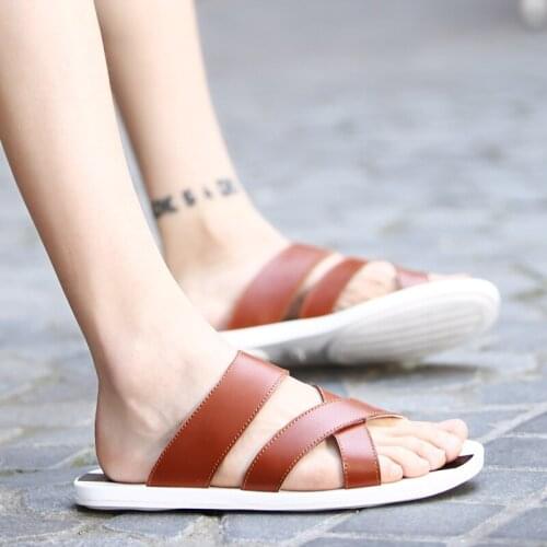 Sandal Men Shoes Sandalet Erkek Mens Flip Flops Sandals Sandel For Men Summer Flip-flops Bulk Sandalia Rasteira