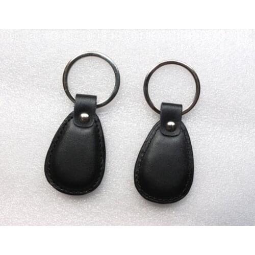 UID leather key chain IC Card Clone Changeable Smart Keyfobs Key Tags Card 1K S50 RFID Access Control Block 0 Sector Writable