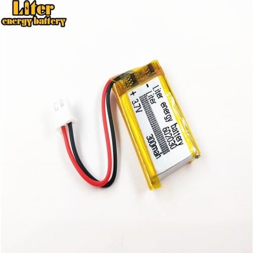Xhr-2p 2.54 500mah 602030 3.7v Lithium Polymer Battery, Bluetooth Mp3 Wireless Card Audio Recorder