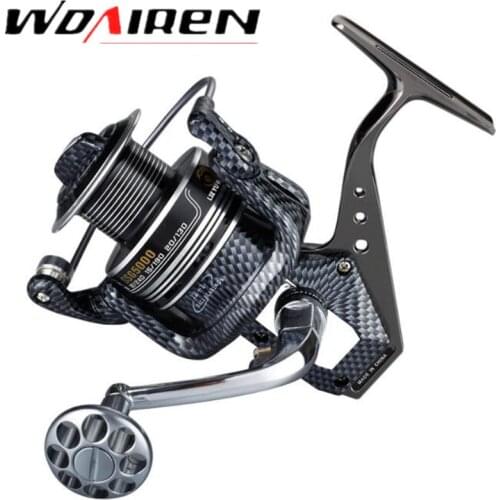 1000-7000 Saltwater Spinning Reel Larger Aluminum Spool 9.5KG Drag Boat Fishing Reel with 12 Ball Bearings 5.2:1 Gear Ratio