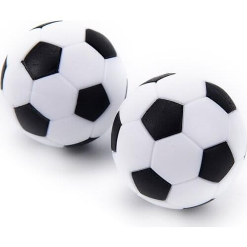 4 Pcs 32mm White Black Plastic Soccer Table Foosball Ball Football Mini Ball Soccer Round Indoor Games Machine Parts hot sale