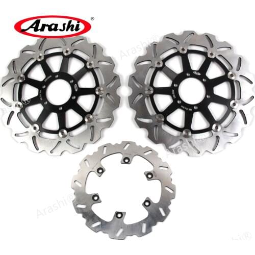 Arashi 1 Set For YAMAHA FZ GENESIS 750 1992 CNC Floating Front Rear Brake Disc Brake Rotors Motorcycle Parts For Yamaha