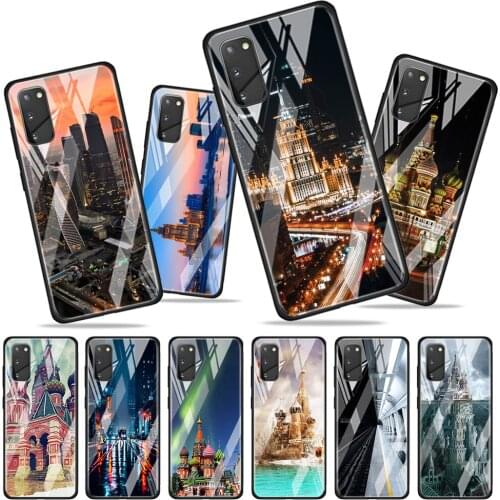 Moscow City Castle Tempered Glass Cover For Samsung Galaxy A01 A11 A21S A21 A31 A41 A51 A71 A81 A91 Phone Case